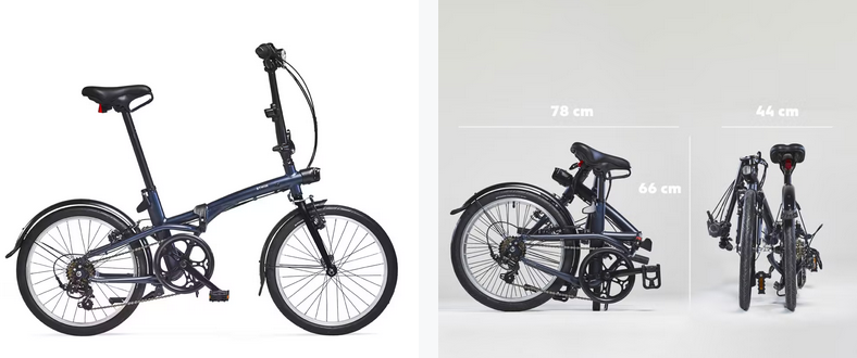 Vélo pliant à petites roues